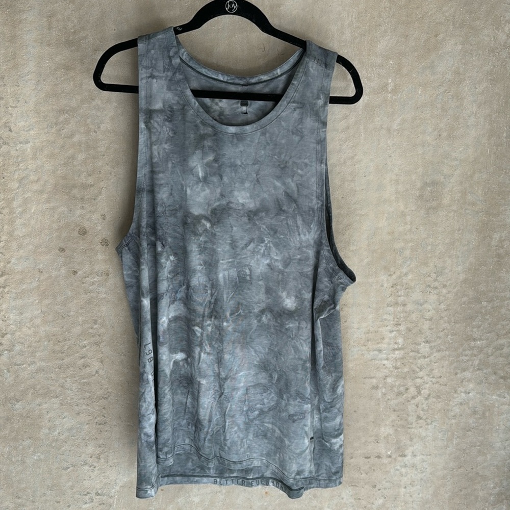 lululemon athletica Gray Tie-Dye Tank Top